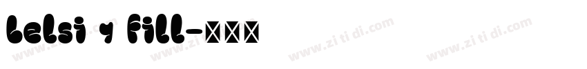 Lelsi 1 fill字体转换